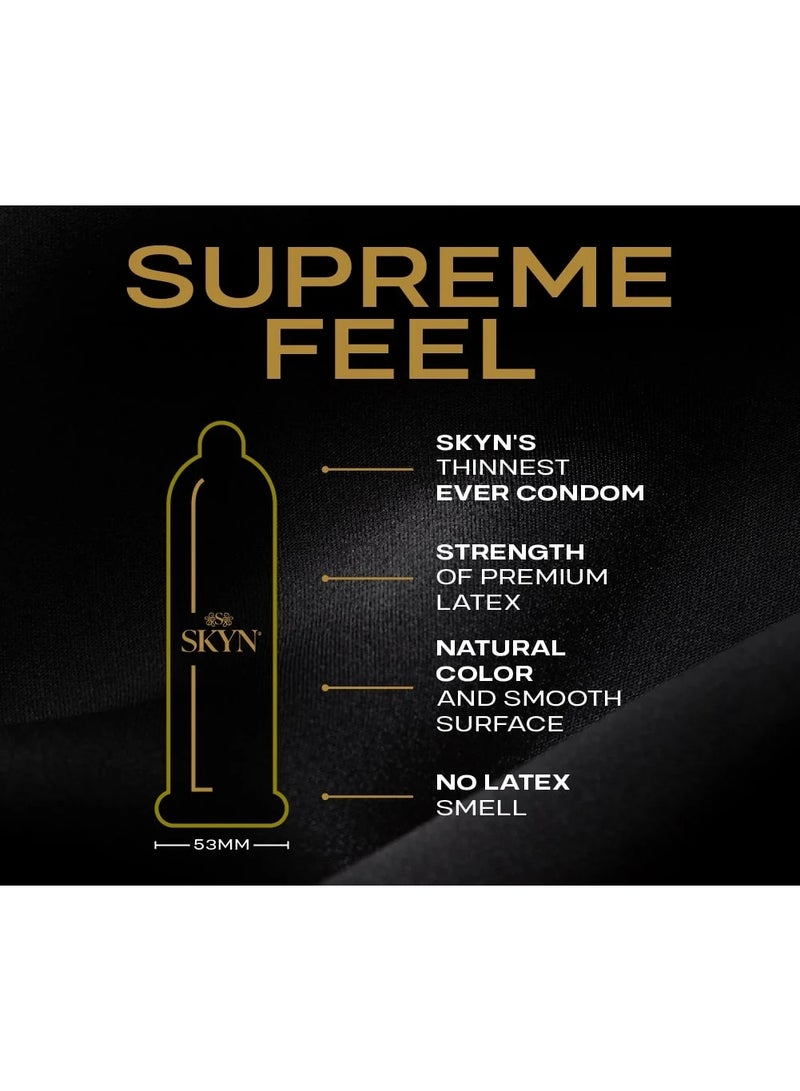 SKYN Supreme Feel Ultra Thin Non-Latex Condoms 10 Pieces - Image 5
