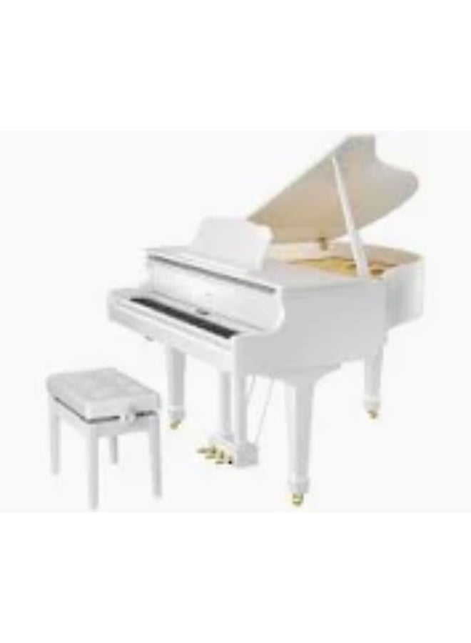 Roland GP609 Digital Grand Piano - Polished White - Image 1