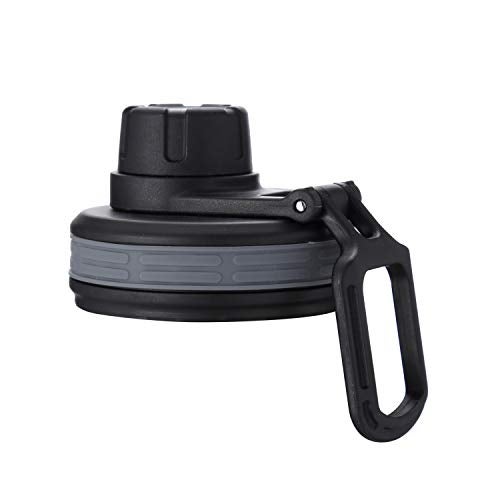 InstaCuppa Sports Sipper Lid Add On Thermosteel Bottle, Plastic, Black, 0.55 Litre - Image 1