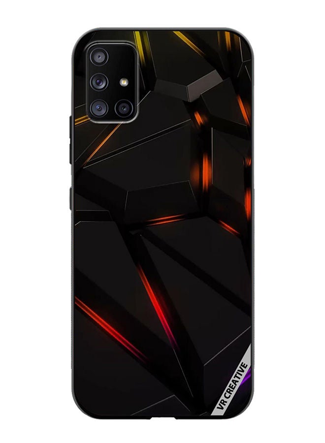 VR CREATIVE Protective Case Cover For Samsung Galaxy A51 5G Abstract Design Multicolour - Image 1