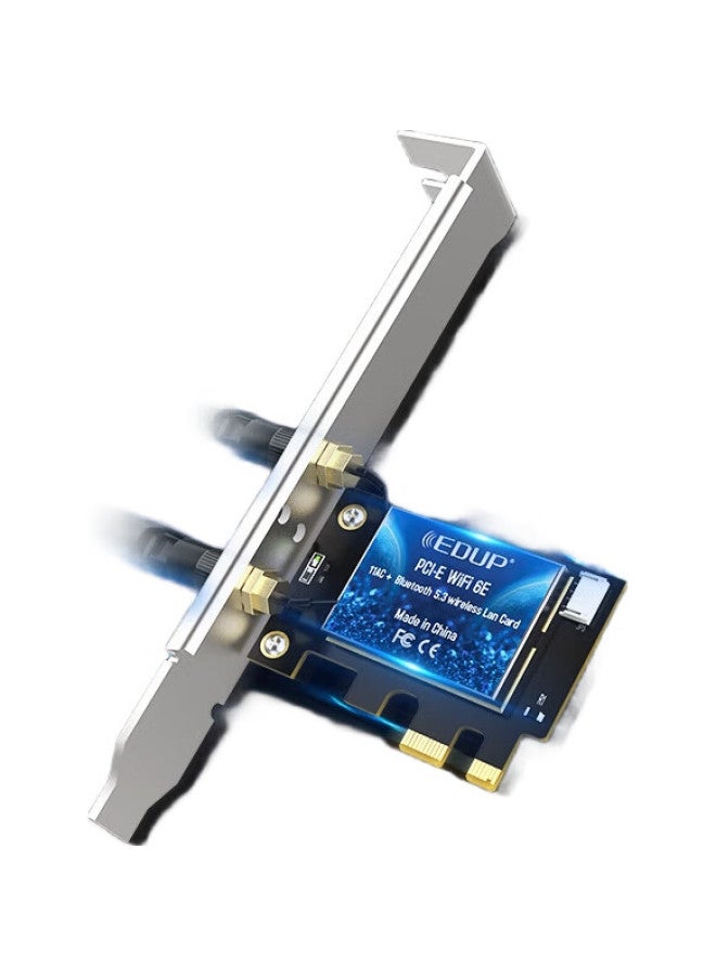 Edup Wifi6 Wireless Network Card Ax210, Gigabit Dual-Band 5G, Wireless Network Wifi Receiver For Desktop Computer, 5374M+ Bluetooth 5.3 Two-In Ep-9651 - Image 2