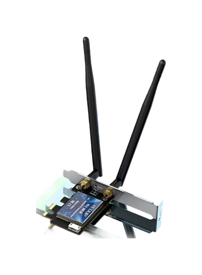 Edup Wifi6 Wireless Network Card Ax210, Gigabit Dual-Band 5G, Wireless Network Wifi Receiver For Desktop Computer, 5374M+ Bluetooth 5.3 Two-In Ep-9651 - Image 1