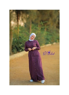 Puritopia Plum Maxi shirt dress  - Image 4