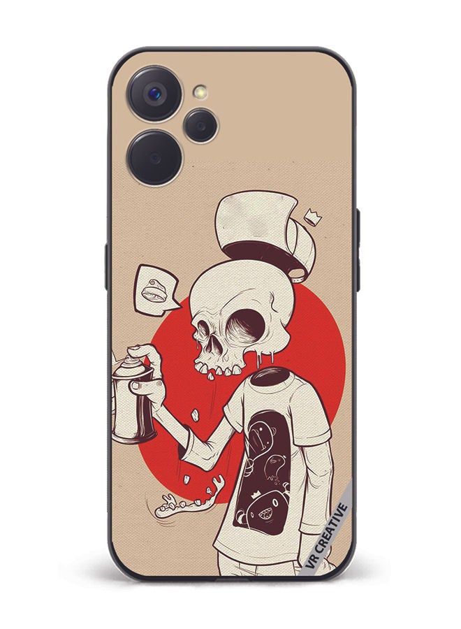 VR CREATIVE Protective Case Cover For Realme 10 5G Skeleton Design Multicolour - Image 1