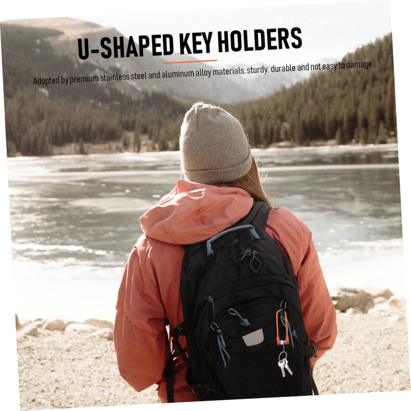 Heavy Duty Aluminum U Shape Outdoor Key Holder Organizer Easy Carry - Image 5