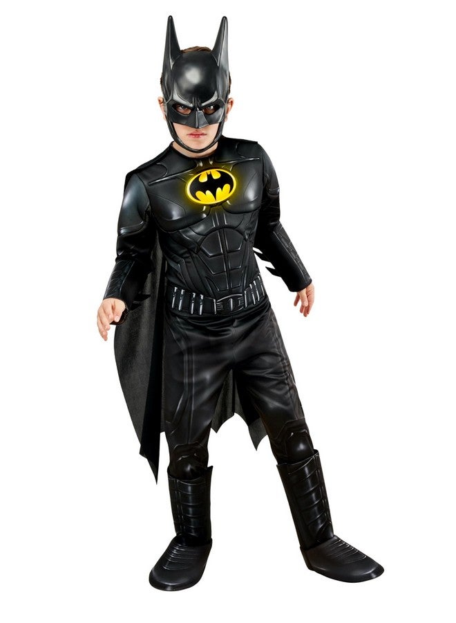 Rubies Boy's DC: The Flash Movie Batman (Keaton) Deluxe Costume for Themed Parties and Halloween, As Shown, Medium - Image 1