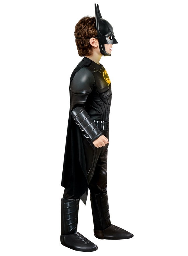 Rubies Boy's DC: The Flash Movie Batman (Keaton) Deluxe Costume for Themed Parties and Halloween, As Shown, Medium - Image 2