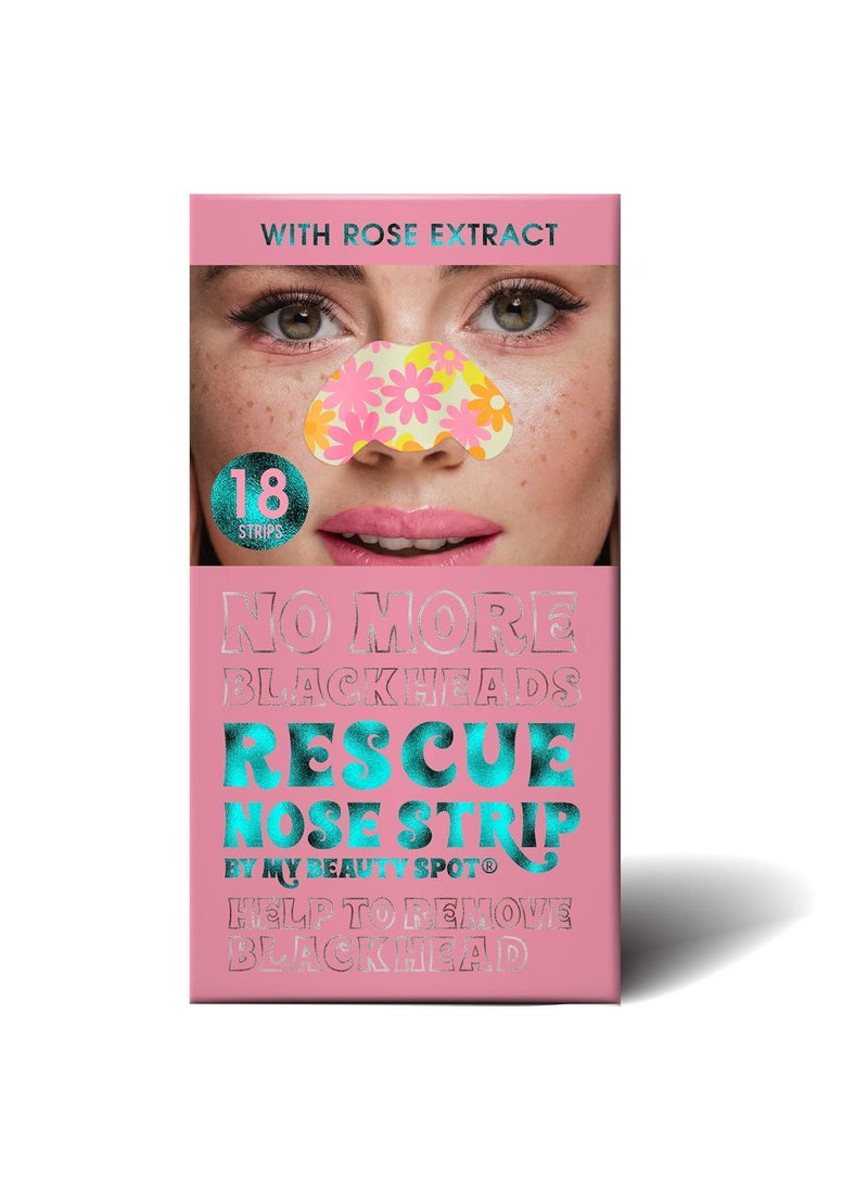 My Beauty Spot My Beauty Spot Nose Strips for Blackheads 18 Pcs Nose Pore Strips Blackhead Remover For Face in Fun Colorful Designs 