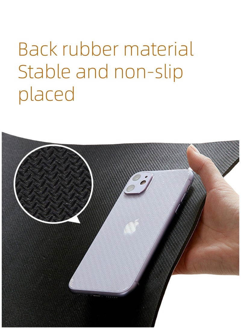 EqiEch Coffee Mat, Coffee Cup Mat, Coffee Mug Mat, Place Mats, Coffee Machine Accessories,Coffee Lover Gift Black 60*40cm - Image 2