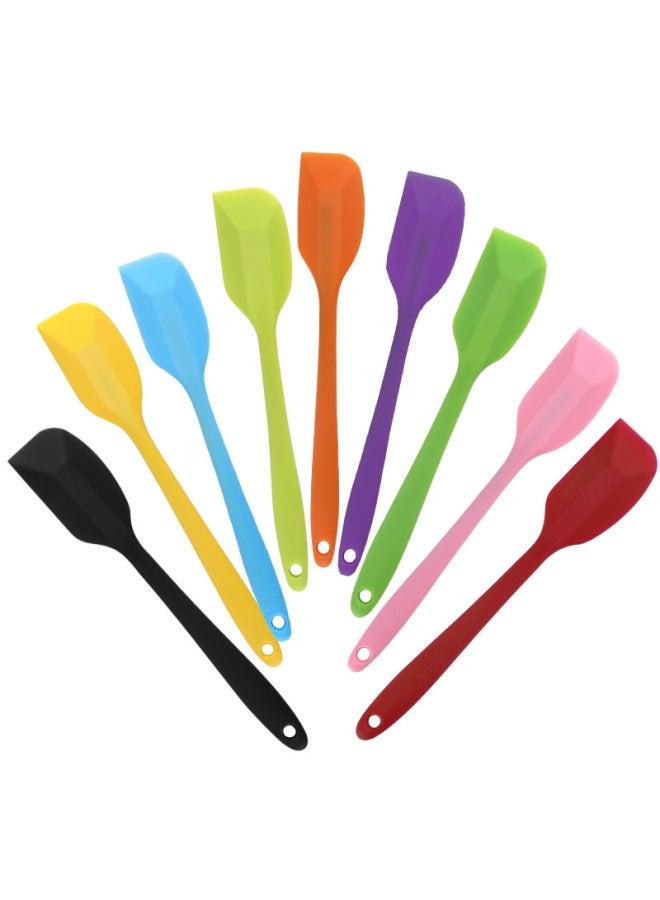 Silicone Kitchen Baking Tools Integrated Small Cake Cream Butter Jam Baking Scraper Practical Cooking Utensils-Specifications:Blue (self-adhesive Bag Packaging) - Image 2