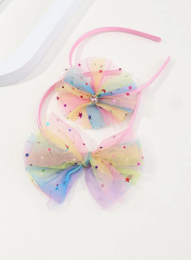 تايك تو Set of 2 - Mesh Bow Headband