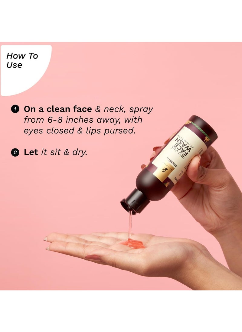 PILGRIM - Pilgrim Alcohol-Free Red Vine Face Toner Spray | With Vitamin B3 & Aloe for Anti-Ageing & Glowing Skin | Suitable for Dry & Oily Skin | For Men & Women | 100 ml - Image 1