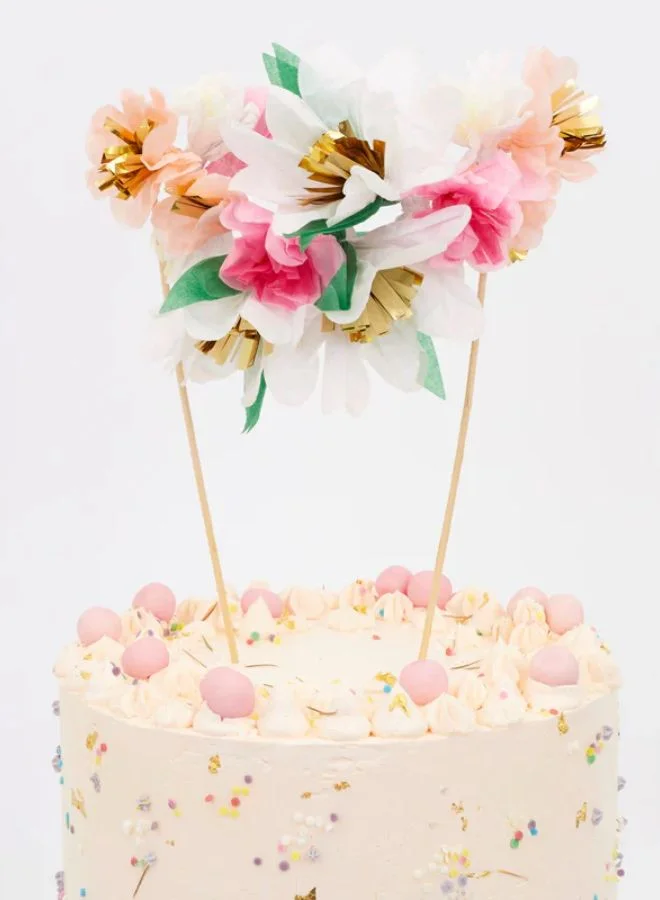 Meri Meri Flower Bouquet Cake Topper