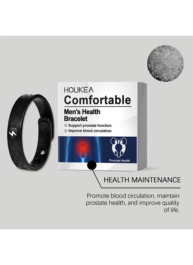 Houkea Men's Health Bracelet, Magnetic Copper Prostate Band, Support Prostate Function, lmprove Blood Circulation, Portable Wristband for Daily Care, Exercise and Sports  - Image 4