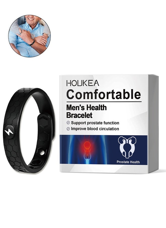 Houkea Men's Health Bracelet, Magnetic Copper Prostate Band, Support Prostate Function, lmprove Blood Circulation, Portable Wristband for Daily Care, Exercise and Sports  - Image 1