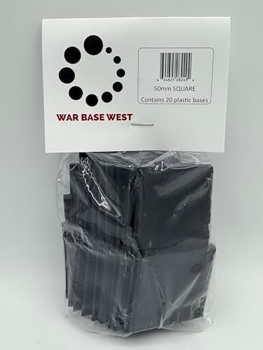 War Base West Lot of 20 Warhammer Fantasy 50mm Square Bases Monstrous Giant Dragon Wyvern - Image 1