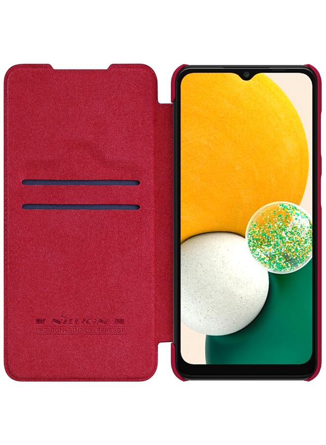 Nillkin Case For Samsung Galaxy A13 5G QIN Series Crazy Horse Texture Leather Phone Case - Image 4