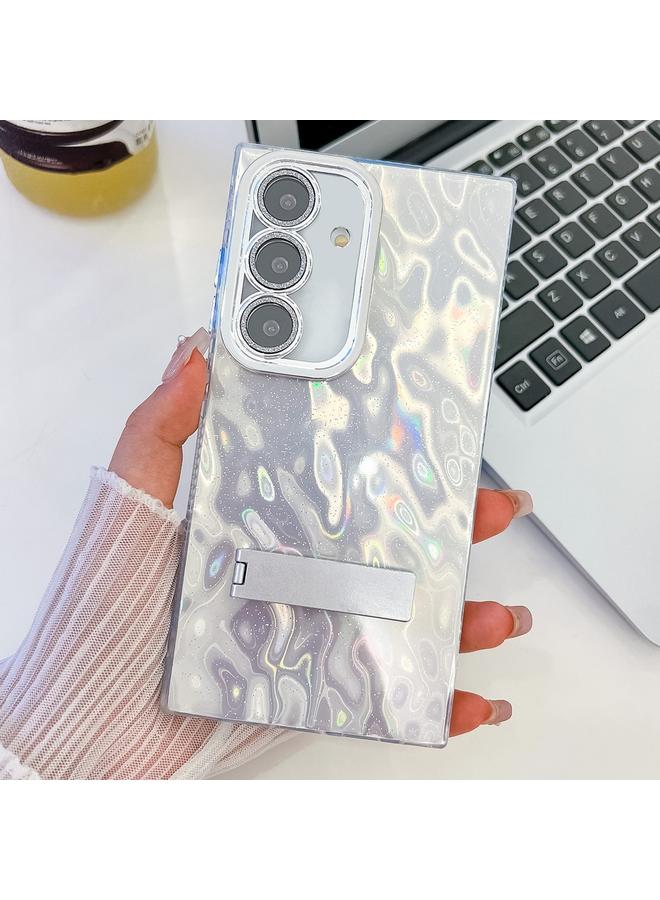 إيروريكس جراب لهاتف Samsung Galaxy A16 5G، جراب هاتف TPU قابل للطي مع غشاء عدسة، مطلي بطبقة لامعة - Image 1