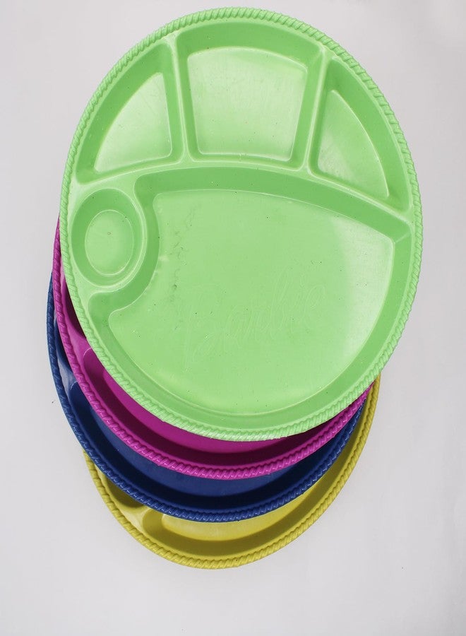 GLAN Kanjak Poojan Gift Items for Navratri Special for Boys and Girls Multicolour Pack of 1 (12 Oval Plates with 12 Gotta Chunni) - Image 5