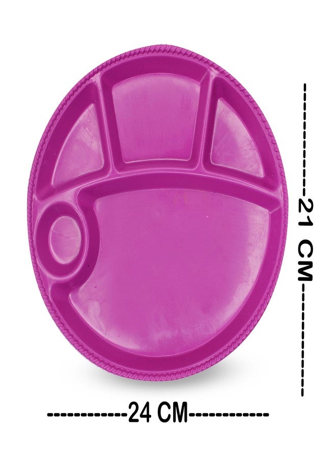 GLAN Kanjak Poojan Gift Items for Navratri Special for Boys and Girls Multicolour Pack of 1 (12 Oval Plates with 12 Gotta Chunni) - Image 3