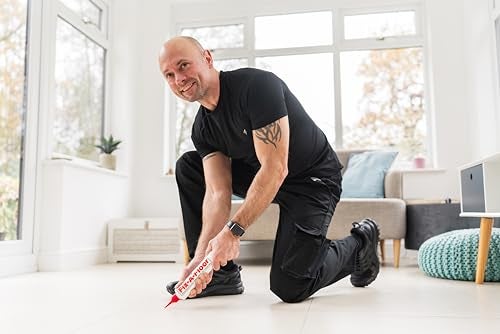 Fix-A-Floor The Original Fix-A-Floor Squeezy All-in-One Repair Adhesive for Loose, Hollow and Creaky Tiles, Wood, LVT, LVP and Laminate Flooring. Just Drill & Fill! Easy Squeezy! Made in The USA! - Image 3