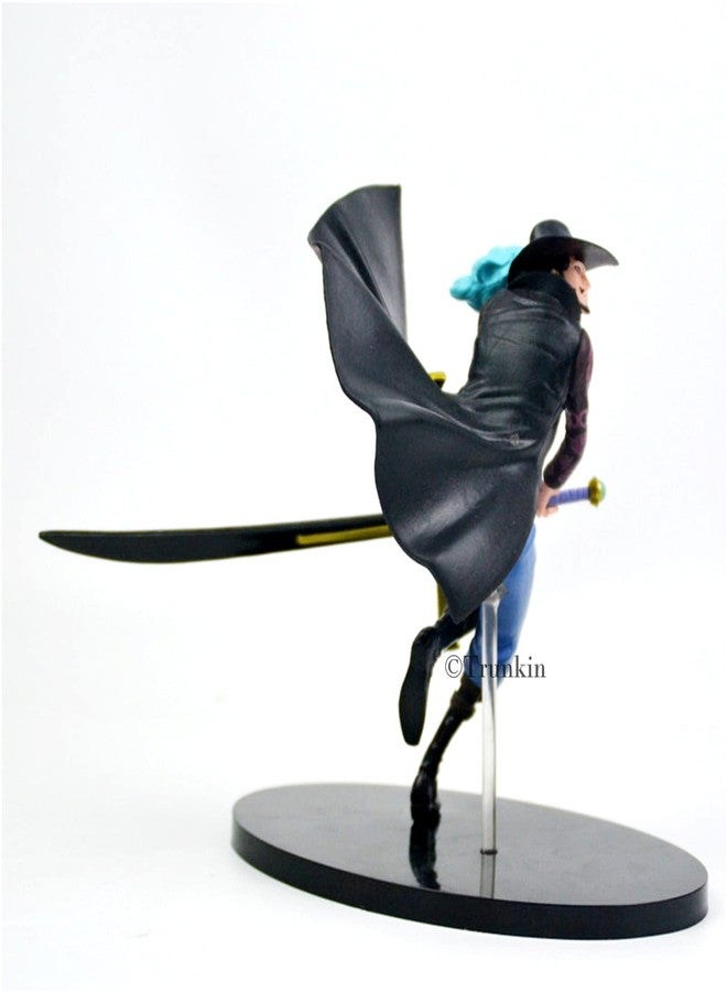 Trunkin One Piece Dracule Mihawk Action Figure | Weeb Manga Collectible Action Figure | Polyvinyl Chloride Anime Figurine,Multicolor,8 X 3 cm - Image 5
