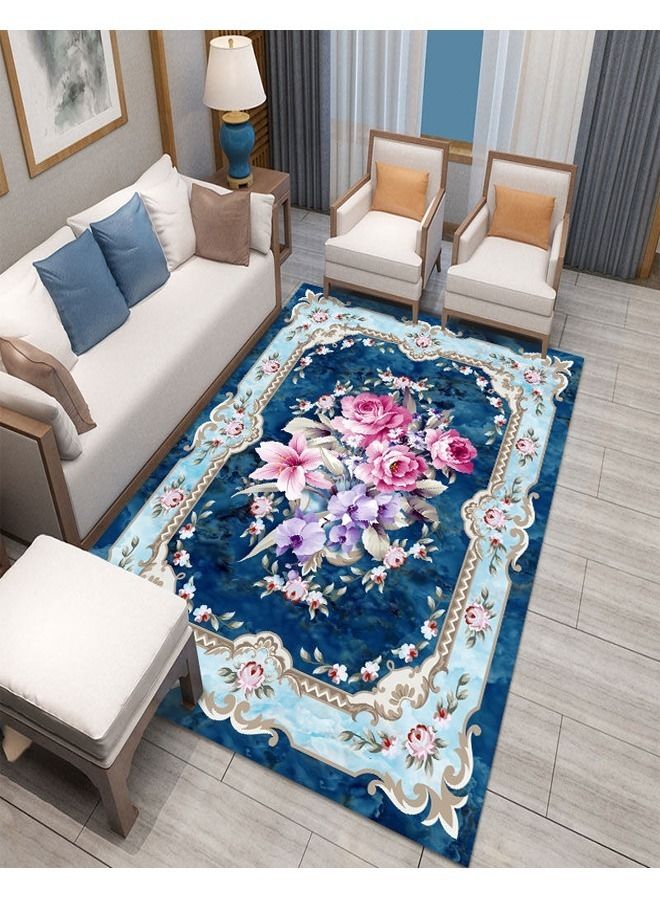 fashionhome سجادة أرضية مطبوعة لاصقة قابلة للغسل بتصميم جديد، 230 × 160 سم، مستطيلة - Image 4