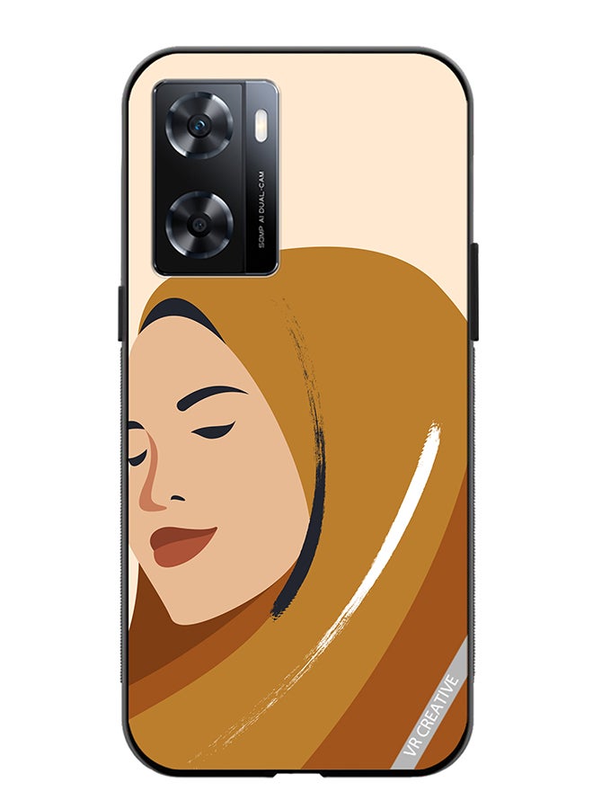 VR CREATIVE Protective Case Cover For Oppo A57/A77s Cartoon Woman Shape Design Multicolour - Image 1