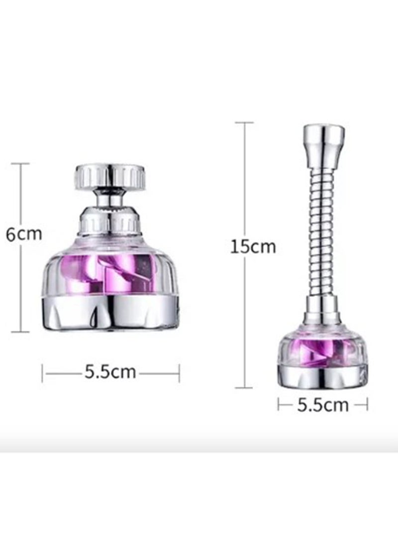 NAFEH Sink Faucet Sprayer, Movable Kitchen Tap Head, 360 Degree Kitchen Tap Head Anti-Splash Faucet Sprayer Head, for Kitchen Anti-Splash Tap Faucet Nozzle Attachment - Image 4