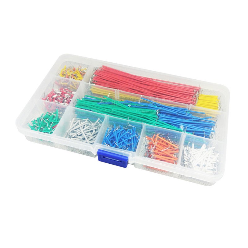 Jumper Wire Kit Preformed Breadboard Jumper Cable Set 14 Lengths Assorted Jumper Lines for Breadboard Prototyping Circuits - Image 1