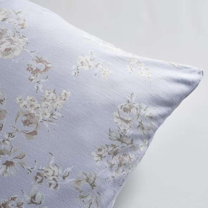 Pan Home Eternity Floral Premium Turkish Cotton Jersey 2-piece Full Duvet Cover Set 160x200cm - Grey Dawn - 121AAI9900268 - Image 3