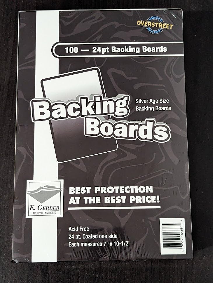 E. Gerber Silver Age Comics Backing Boards Acid Free 24 PT. - 100 CT - Image 2