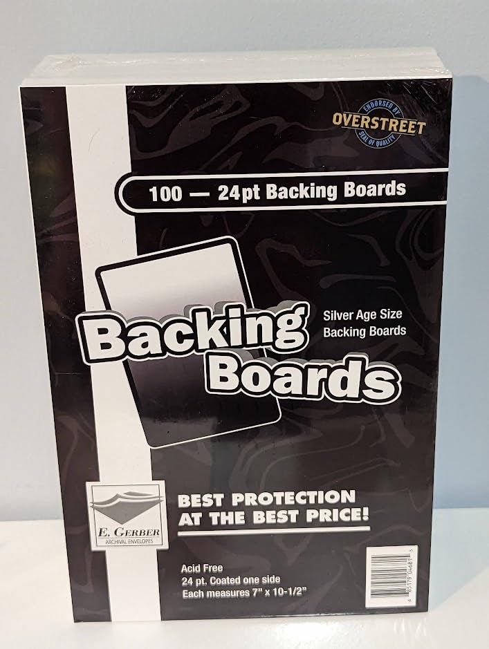 E. Gerber Silver Age Comics Backing Boards Acid Free 24 PT. - 100 CT - Image 3