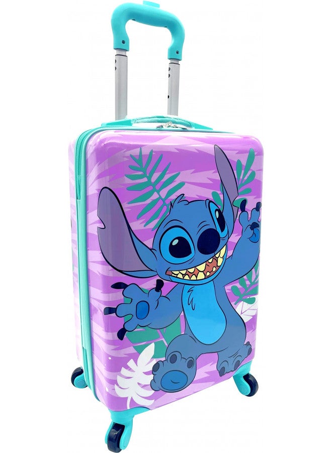 Fast Forward Fast Forward Kids Licensed Hard-Side 20 Spinner Luggage Lightweight Carry-On Suitcase (Stitch)  - Image 3