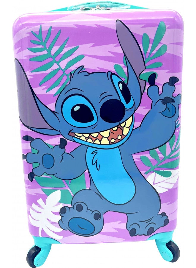 Fast Forward Fast Forward Kids Licensed Hard-Side 20 Spinner Luggage Lightweight Carry-On Suitcase (Stitch)  - Image 2
