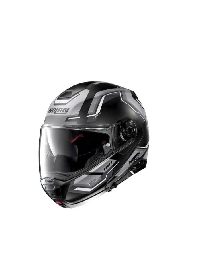 Nolan - Nolan N100-5 Upwind N-Com 57 Flip-Up Motorcycle Helmet Flat Black 2XL - Image 1