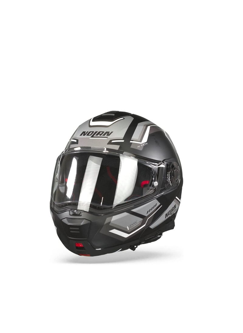 Nolan - Nolan N100-5 Upwind N-Com 57 Flip-Up Motorcycle Helmet Flat Black 2XL - Image 1