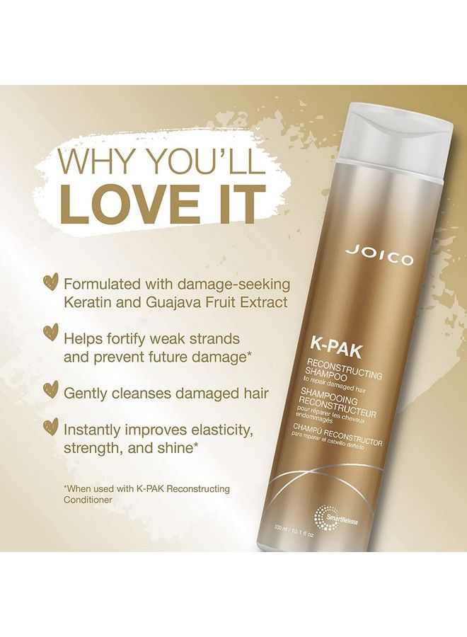 JOICO Kpak Reconstructing Shampoo 10.1 Fluid Ounce - Image 3