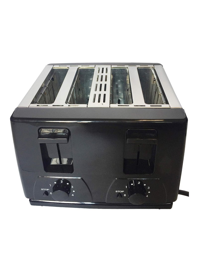 Classic Stainless Steel 4 Slice Bread Toaster With High Lift And Wide Slots Adjustable Browning Control Cancel And Defrost Function  - Image 4