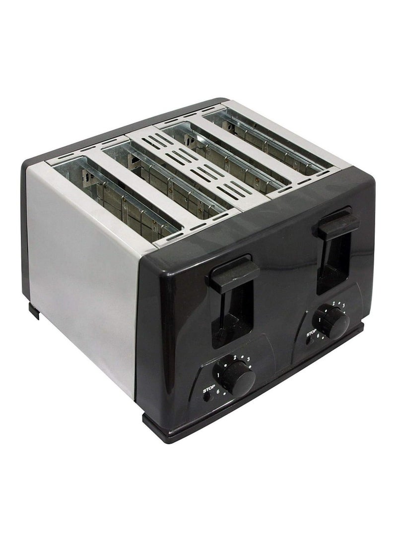 Classic Stainless Steel 4 Slice Bread Toaster With High Lift And Wide Slots Adjustable Browning Control Cancel And Defrost Function  - Image 3