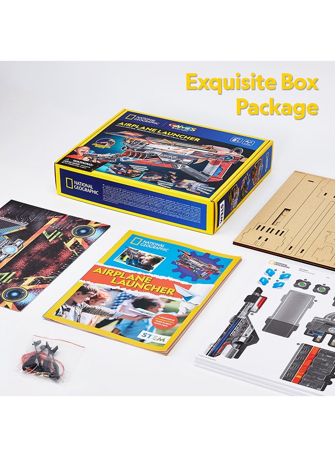 CubicFun National Geographic 3D Puzzle Airplane Launcher 61-Pieces by Cubic Fun, STEM Learning, Build Things with Read-Along Adventure, Educational Puzzle, Learn & Fun Toys, For Kids 8 Years+ - Image 4