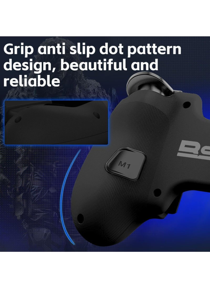 CMGTYYD - Mobile Cloud Gaming Controller for iPhone 16/15/14, iPad, Android, PC, Switch, PS3/PS4, Gamepad Joystick with Turbo, Hall Effect Trigger, 6-Axis Gyro Sensor, Streaming for PS4/Xbox/PC - Black - Image 1