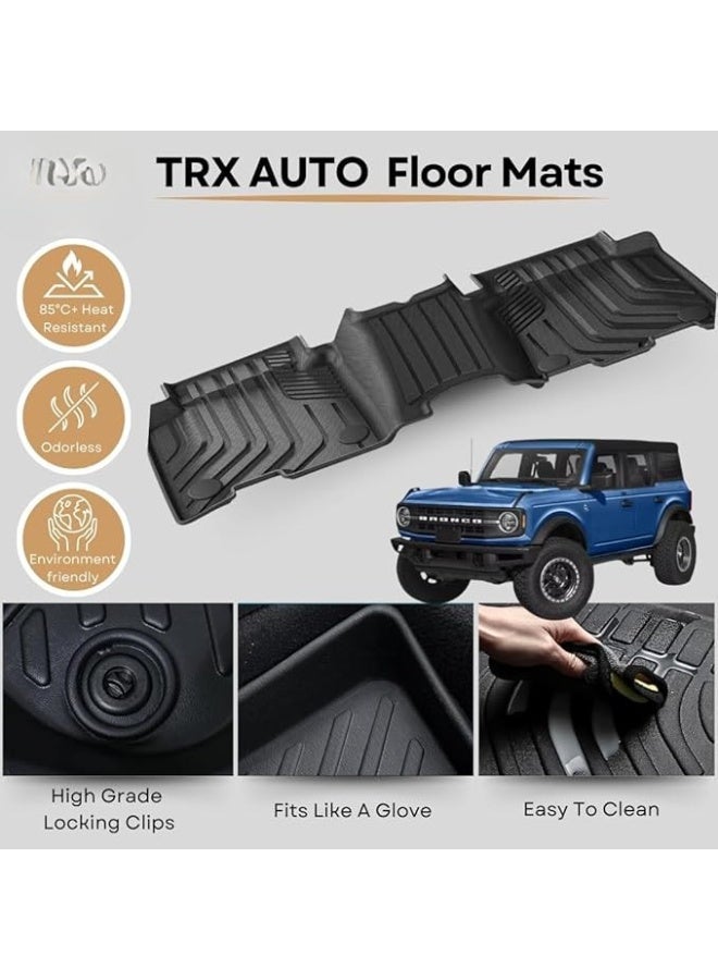 3D Car Floor Mats for 4 Door SUV 2024 to 2025 Set of 4 with Seat Back Mats All Weather Protection TPE Floor Mats - Image 2