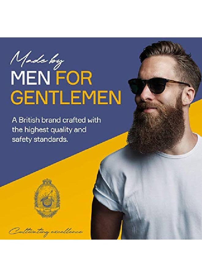 Boar Bristle Beard Brush For Men Made Of Pear Wood With Soft Secondcut Boar Hair Soft Bristles To Tame And Soften Your Facial Hair