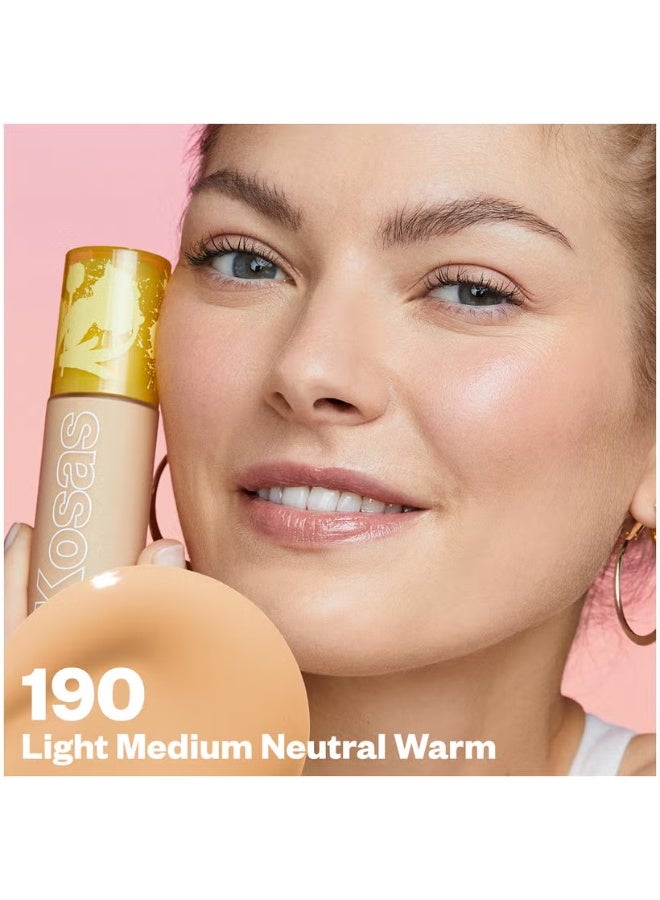 كوساس كريم أساس كوساس SPF 25 ريفيلر لتحسين البشرة - فاتح متوسط ​​محايد دافئ 190 - Image 3