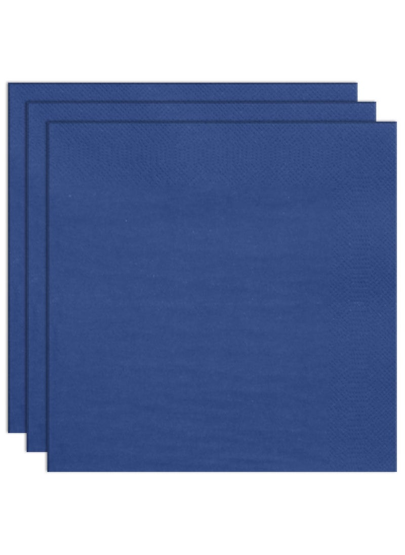 Dark Blue Paper Napkins 33cm 20-Pack