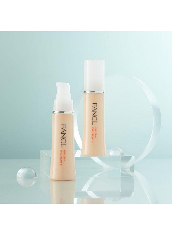 Fancl FANCL Enrich+ Emulsion II - 100% Preservative-Free, Facial Lotion with Niacinamide, Hydration, Anti-Aging, Firming & Elasticity Solutions for All Skin Types  - Image 2