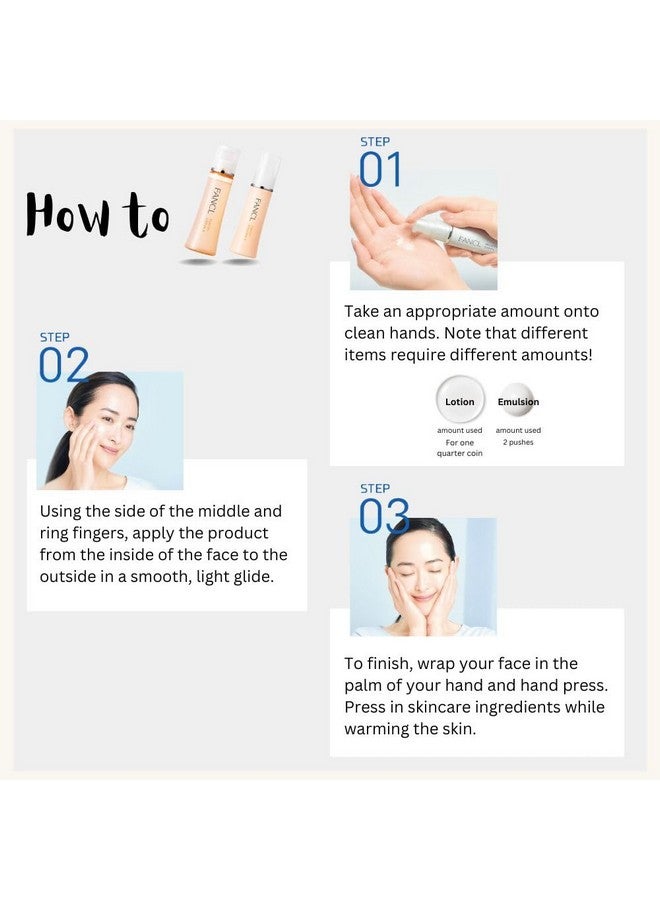 Fancl FANCL Enrich+ Emulsion II - 100% Preservative-Free, Facial Lotion with Niacinamide, Hydration, Anti-Aging, Firming & Elasticity Solutions for All Skin Types  - Image 5