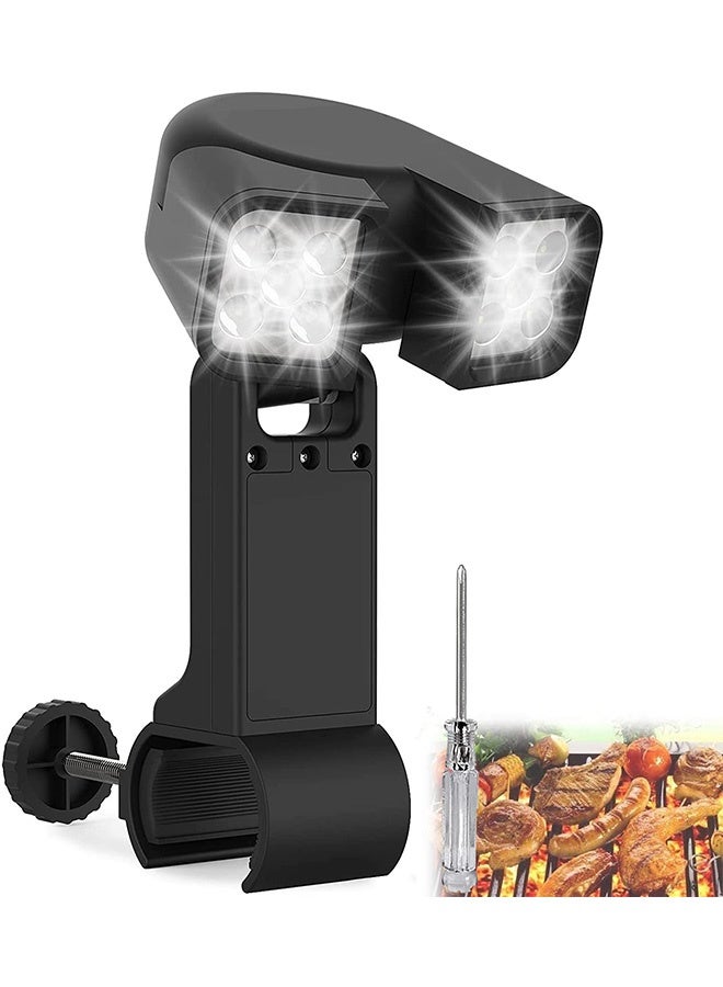 Peachjoy Grill Light for BBQ, Gifts for Men Father, 180° Durable Flexible Barbecue Light for Night Outdoor, 10 Super Bright LED Lamps Grill Lighting Accessories for Grill Handle, Not Included Battery - Image 1