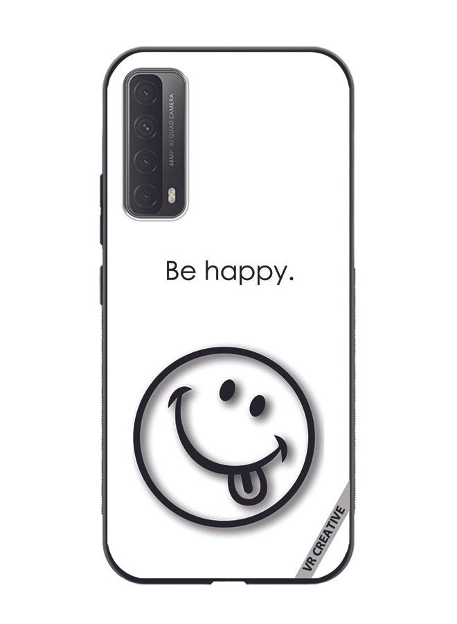 VR CREATIVE Protective Case Cover For Huawei Y7a Be Happy Design Multicolour - Image 1